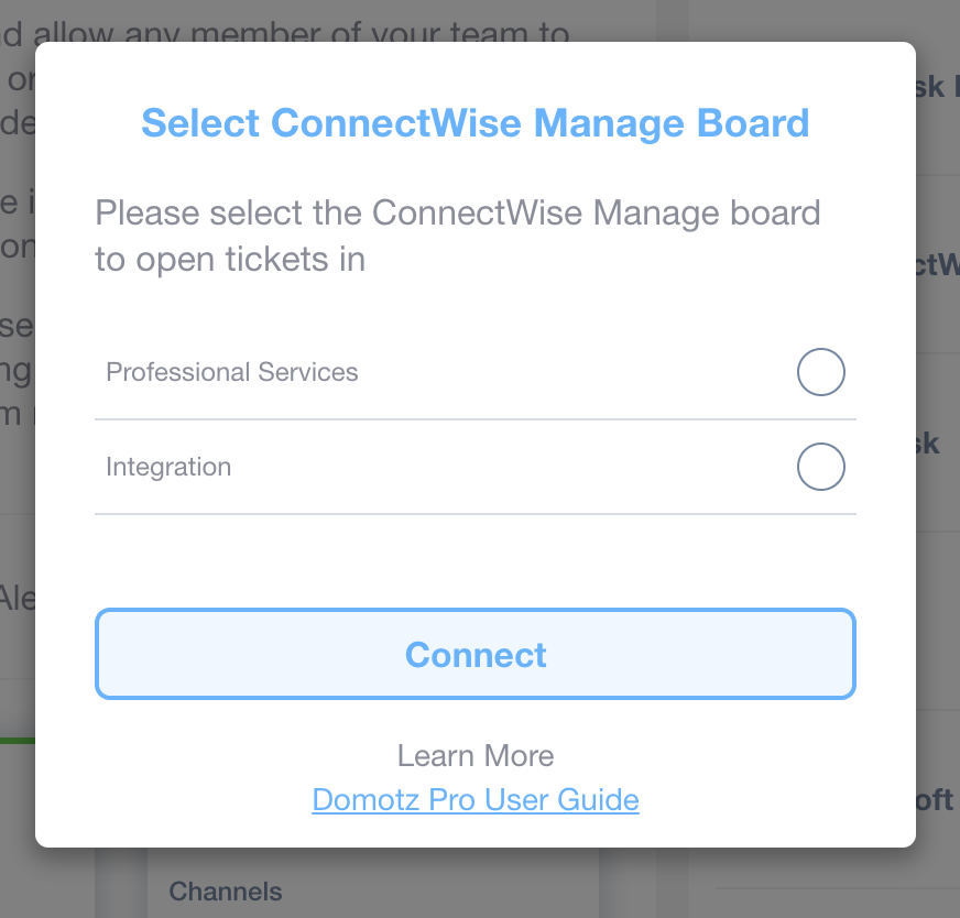 Domotz ConnectWise Manage Integration screenshot 12